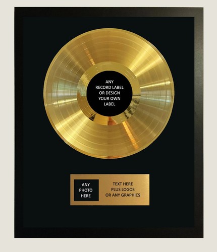 Gold record plaque - plaque, award