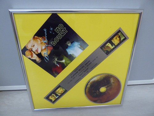 Doubt platinum record award - doubt,