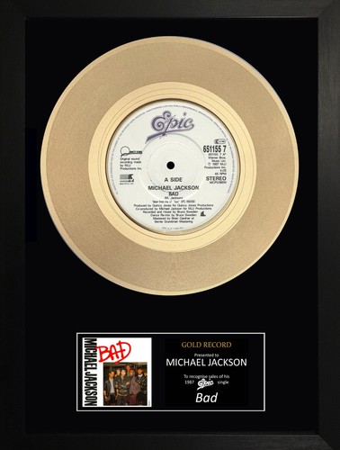 Michael jackson gold record - -,