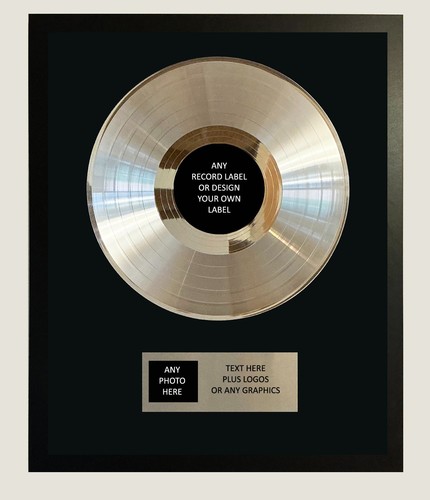 Platinum record plaque - record,