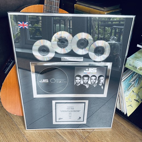 Jls platinum sales award - jls, 4